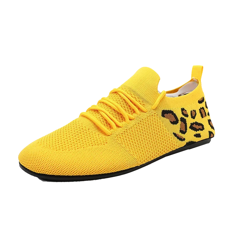 Breathable Men's Lightweight Mesh Casual Shoes - Outdoor Vulcanized Flats
