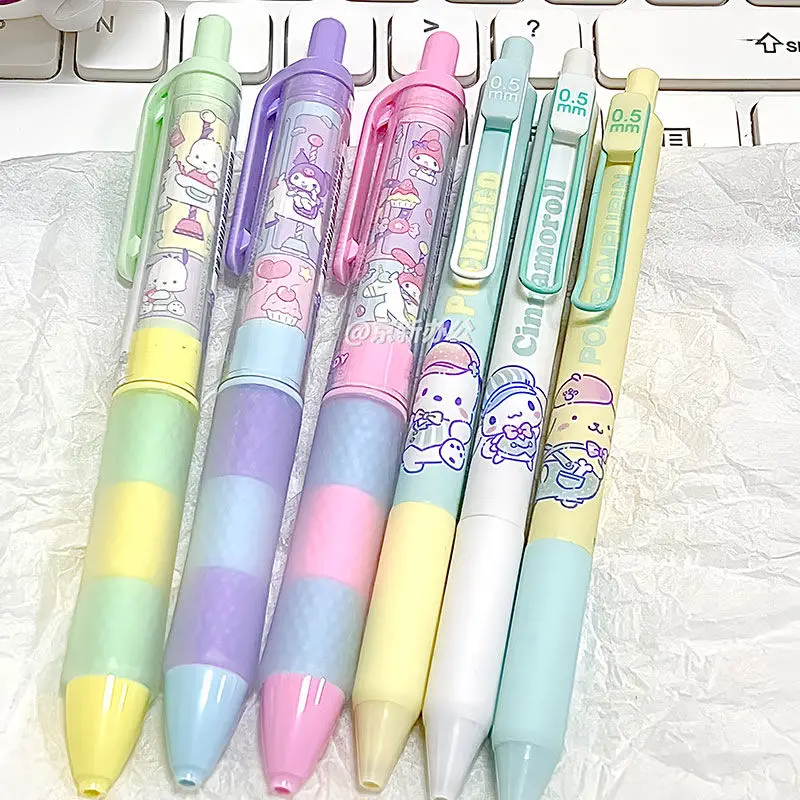 Hello Kitty Melody Kuromi нейтральная ручка аниме мультфильм гладкая черная ручка Студенческая ручка для письма рисунок