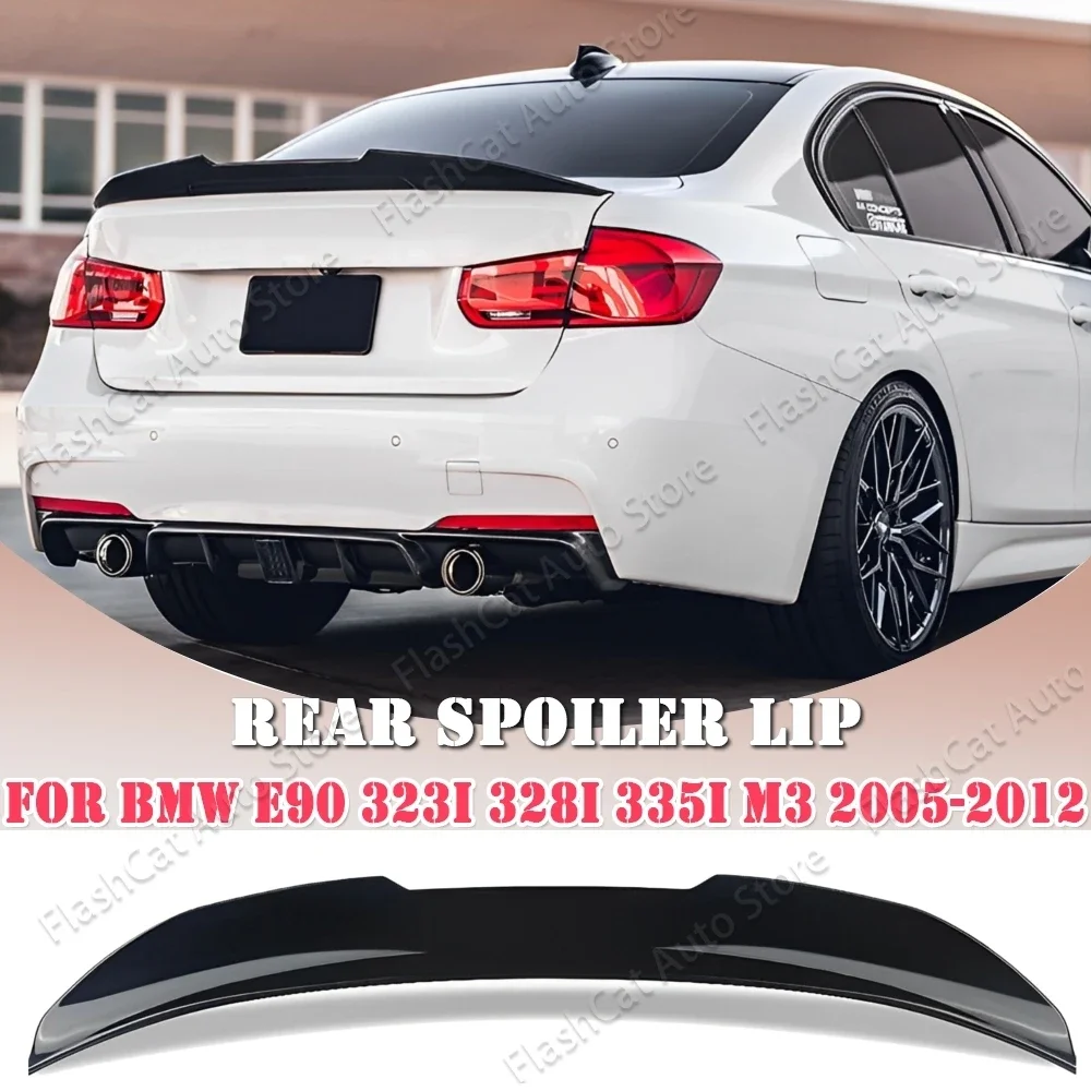 PSM-Style-Trunk-Lip-Tail-Trunk-Spoiler-Body-Kit-For-BMW-E90-323i-325i ...