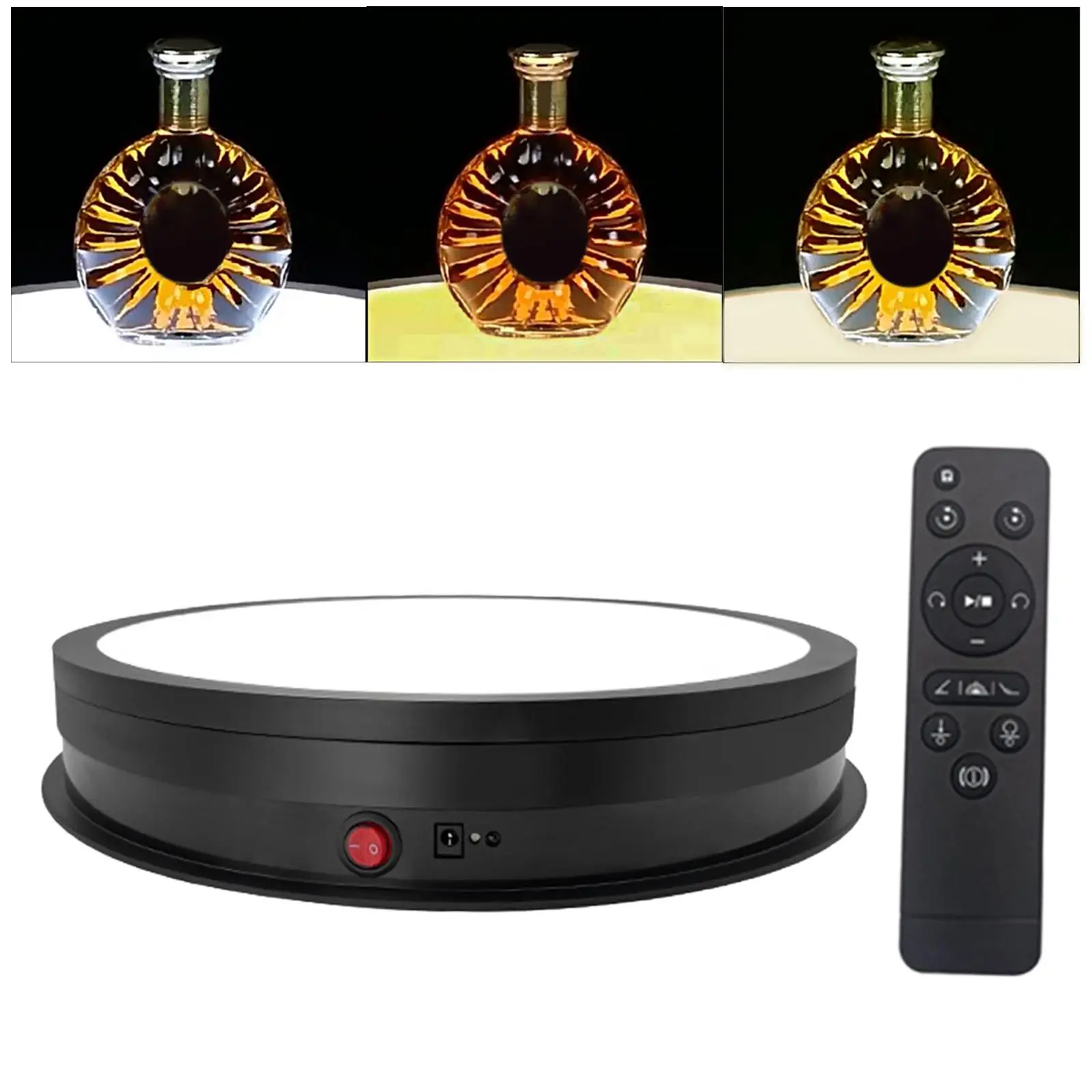 Electric Rotating Turntable Rotating Display Stand for Live stream photo