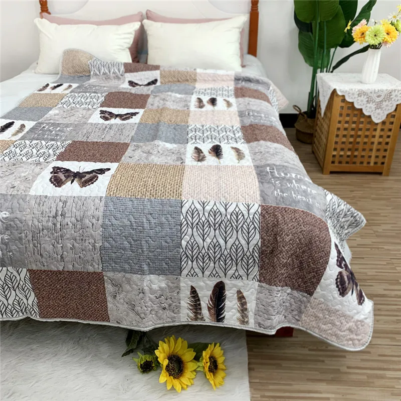 Padding Quilted Bedspread on The Bed Linen Korean Home Summer Duvet