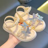 New summer children's sandals for girls, indoor anti-slip baby home sandals, and cool slippers for girls and children 1