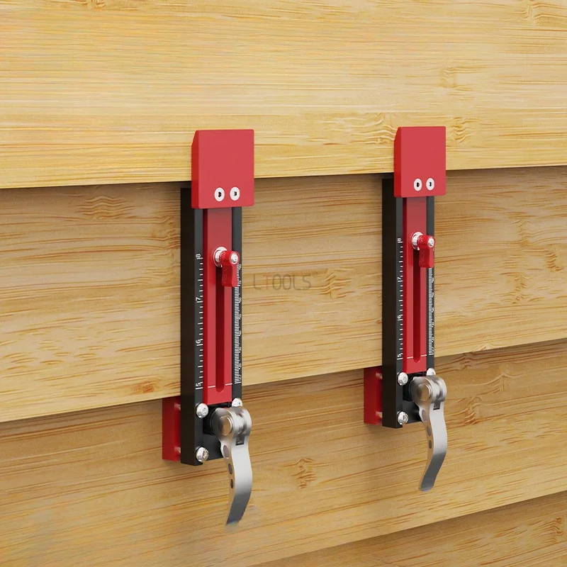 Wall Panel Installation Tools Gecko Gauge Set Aluminum Alloy Adjustable Length 125-203mm Installation Woodworking Hand Tools DIY