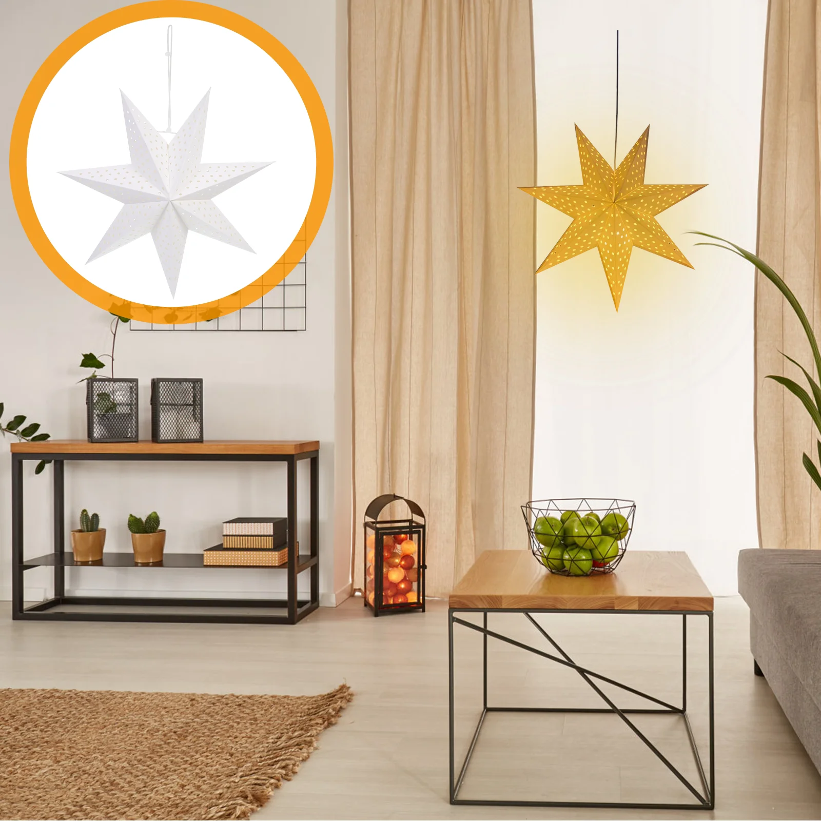 

3pcs Exquisite Origami Light Paper Craft Lampshade Hanging Light
