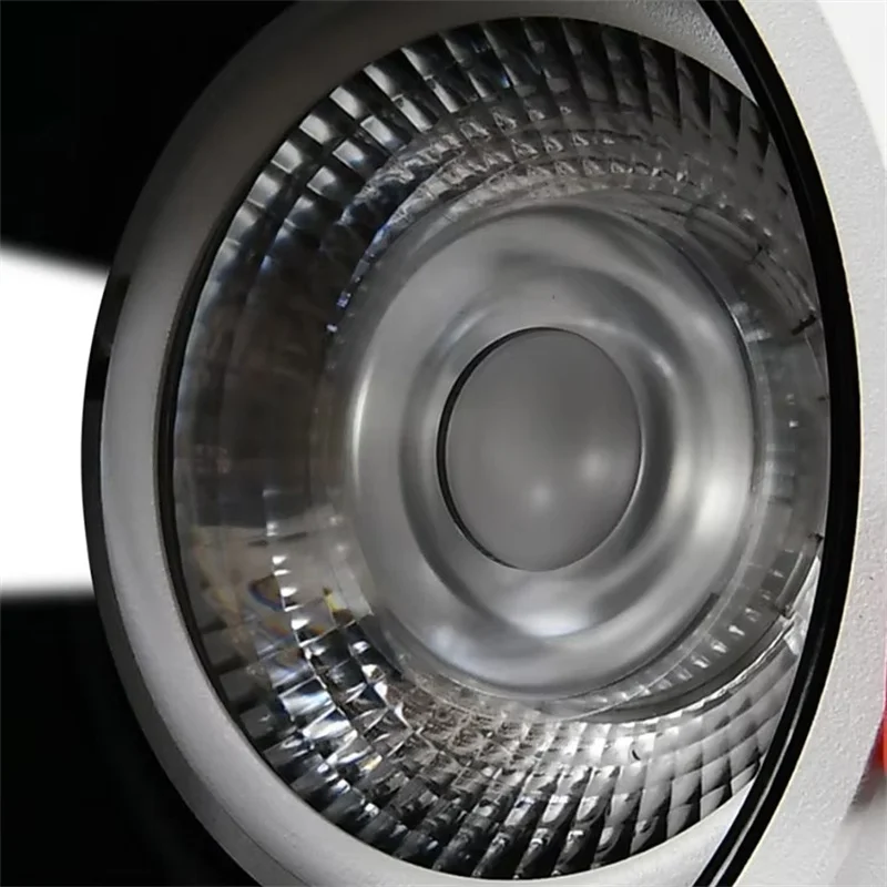 Recessed Adjustable Angle LED COB Downlight 12W 15W 18W Dimmable Anti-Glare Spotlight 7W 10W 110V 220V For Store Home Lighting