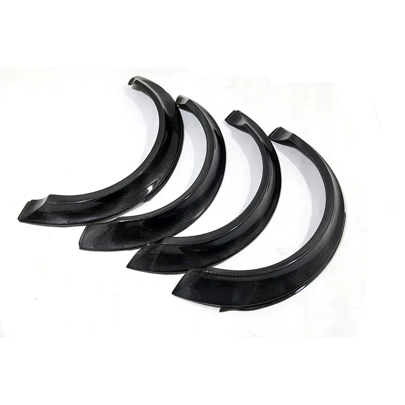 리얼 카본 파이버 펜더 플레어 휠 아치 와이드 바디 키트 (미니 R56 R58 해치백 2도어 2007-2013년식)