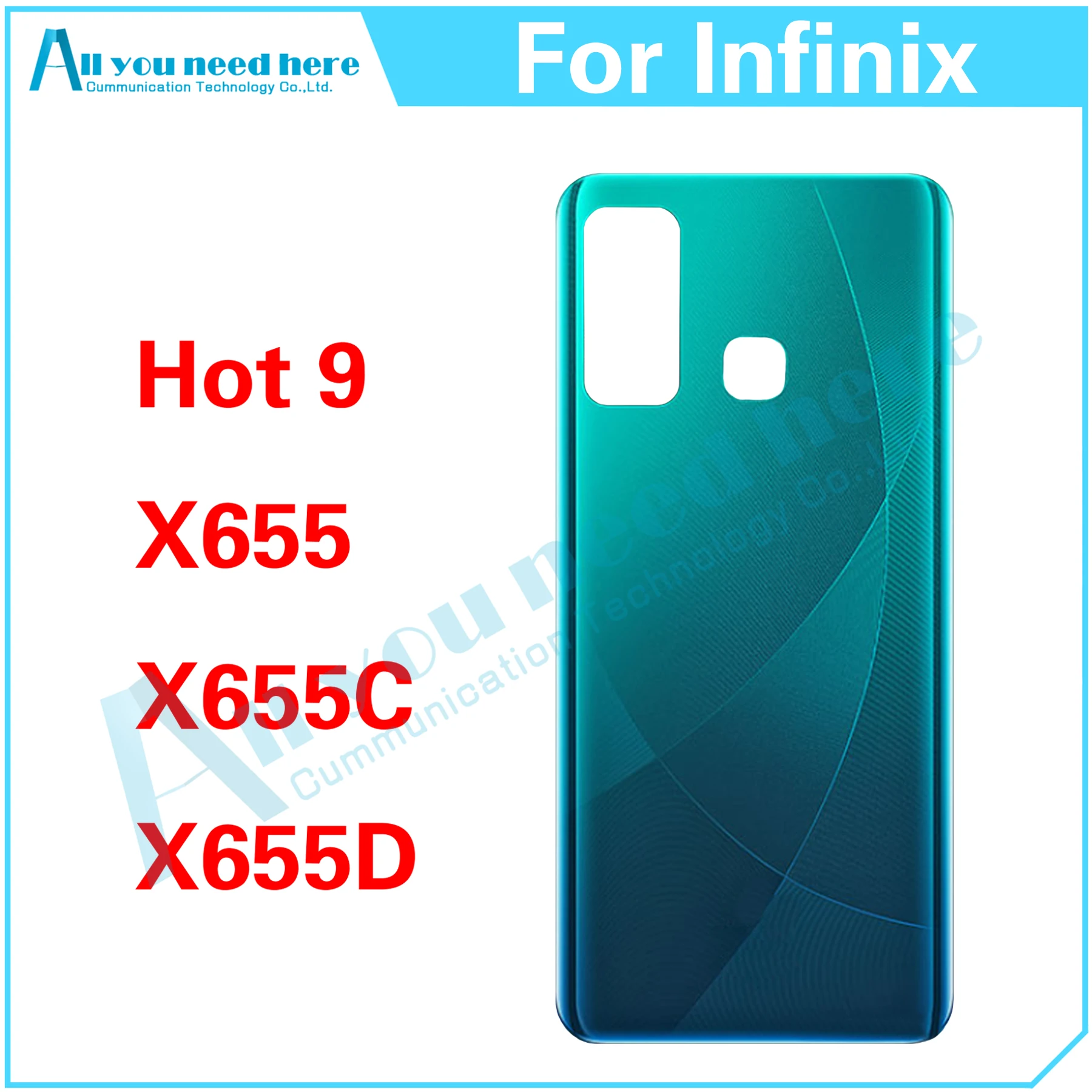 

10 шт. для Infinix Hot 9 X655 X655C X655D Hot9 задняя фотобатарея задняя крышка