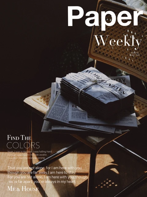 1/6 bjd ob11 miniature dollhouse furniture Mini model Single-sided printing newspapers（a set of eight） 2