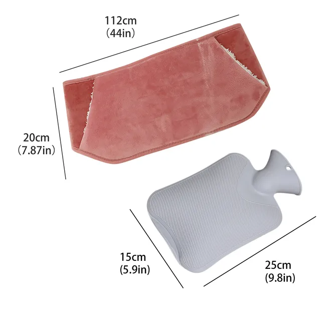 Téli Meleg Öv Típusú Forró Üveg Burkolat Kézmelegítő Gyors Fájdalomcsillapító Kényelem A Hashoz Hát Kéz Újrafelhasználható - Image 3