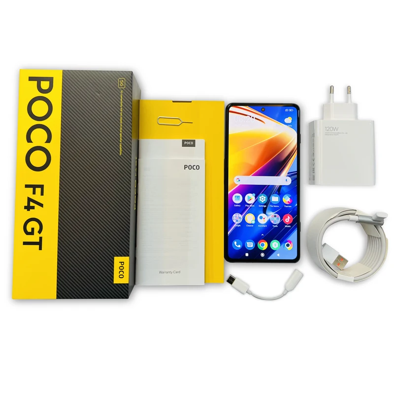  POCO F4 GT 5G Smartphone Snapdragon 8 Gen 1 Octa Core 120Hz AMOLED DotDisplay pop-up triggers 120W Hyper Charge 