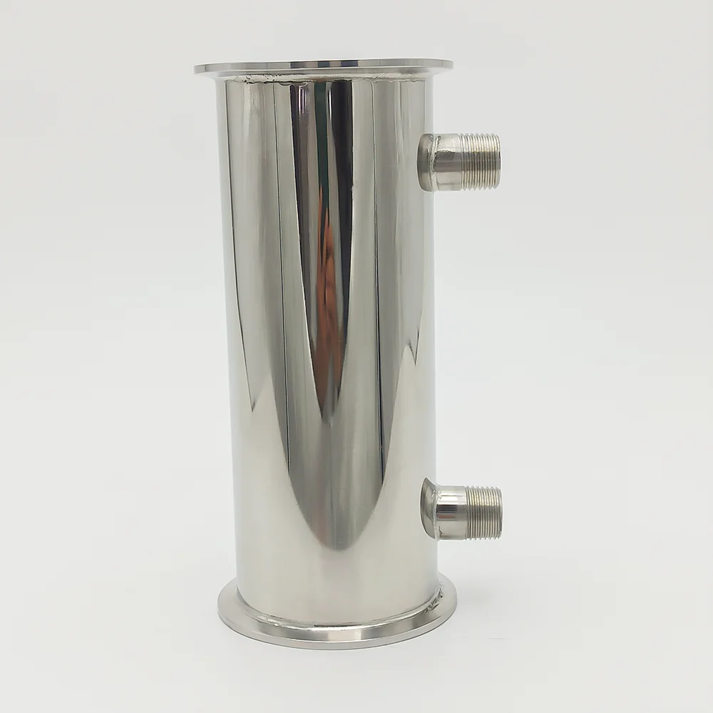 Stainless Steel Distiller 3" Reflux Dephlegmator 76mm (OD91mm) Condenser Height 200mm Internal 16 Tubes For Moonshine Distillation Columns