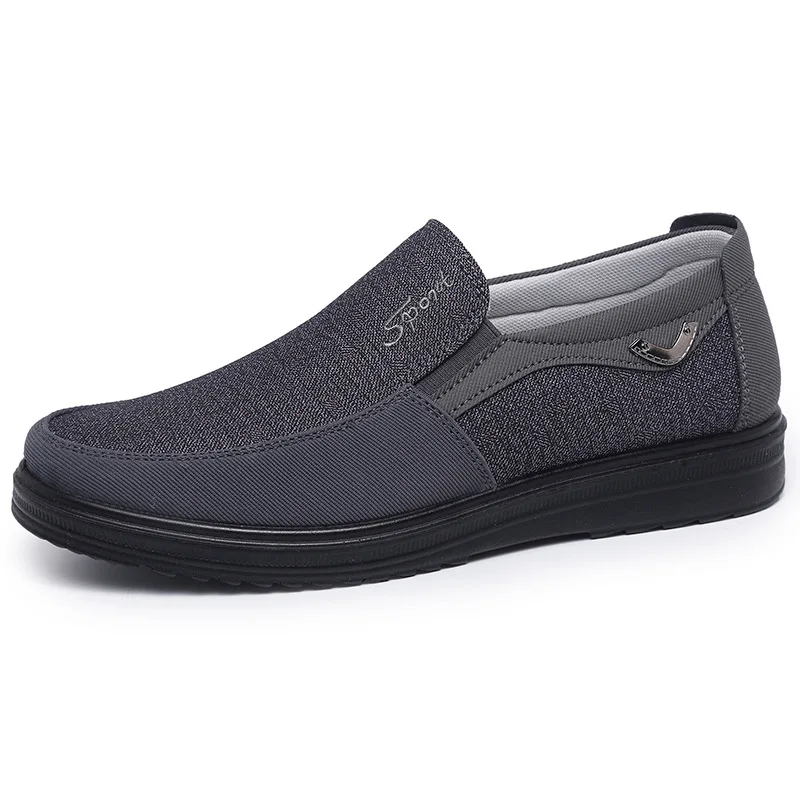 Canvas Shoes Men Classic Loafers Men Casual Shoes Breathable Walking Flat Men Shoes Sneakers Plus Size 3