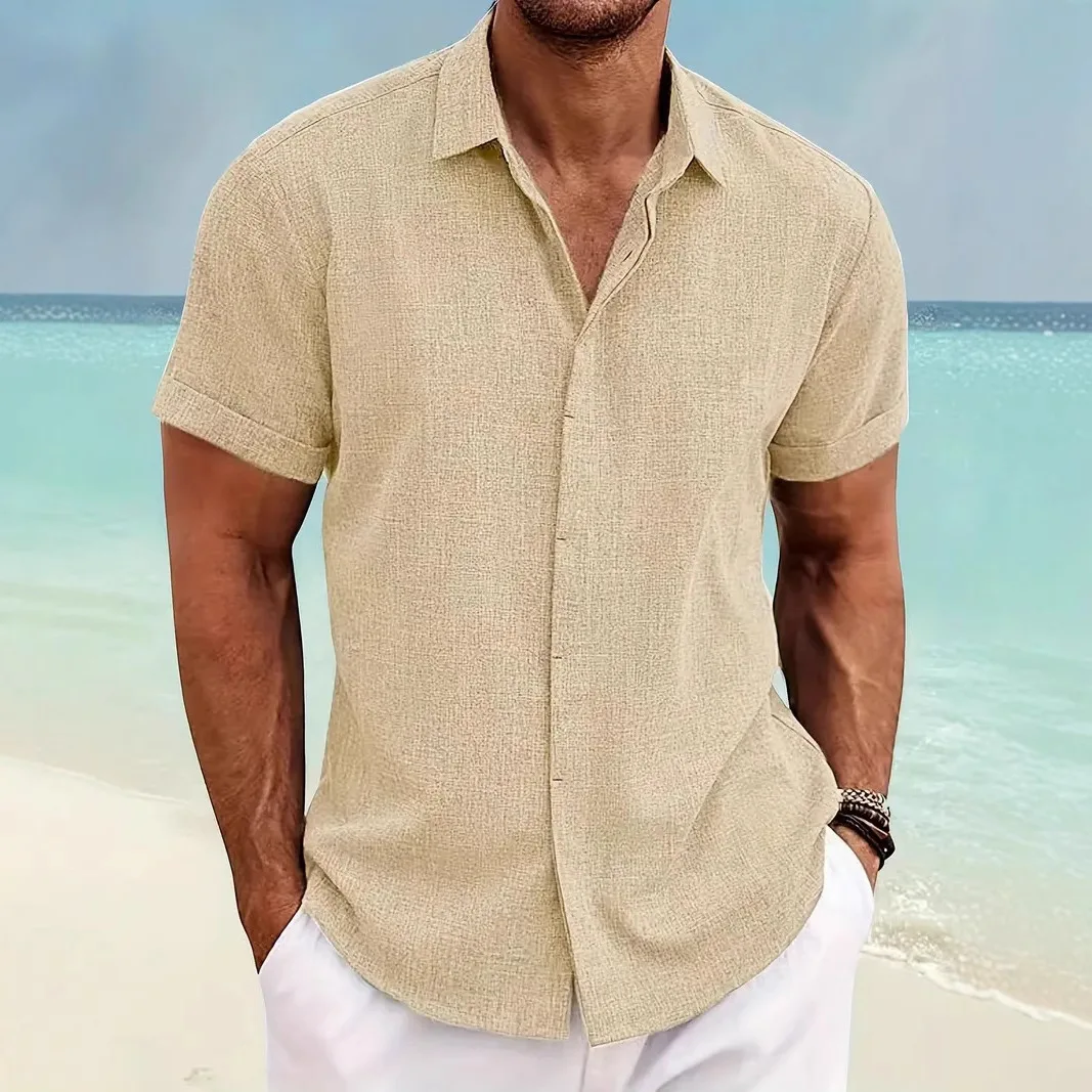 YOUTHUP Camicia Da Spiaggia Classica Estiva Da Uomo A Manica Corta Con Stampa Floreale Casual Chic Slim Fit 120612252 - Foto 12