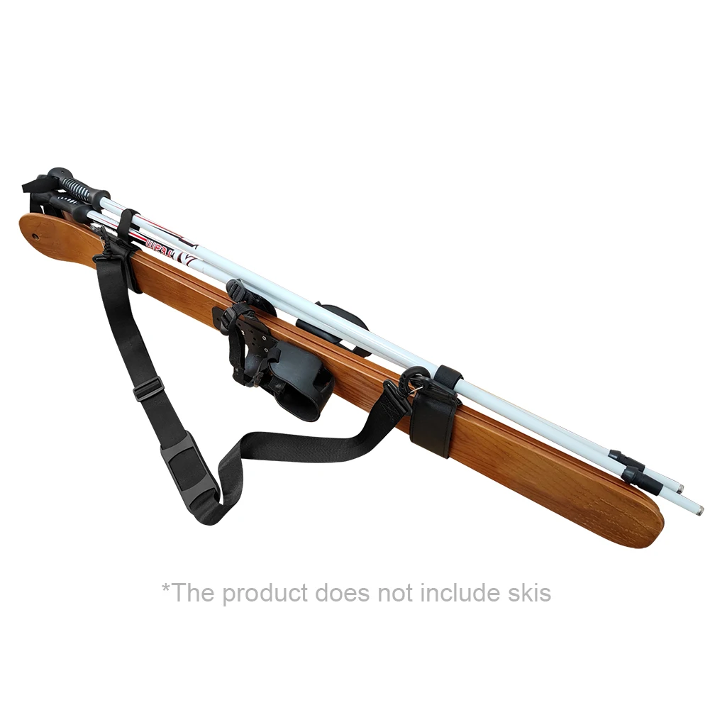 Ski Borad Shoulder Carrier Strap Portable Skiing Pole Shoulder Hand Carrier Leash Outdoor Sports Skiing Accessories