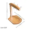 Cup Holder Mug Rack Bamboo Coffee Cup Rack Home Storage Creative Tea Mug and Saucer Display Organizer-Holds 6 Mugs 6