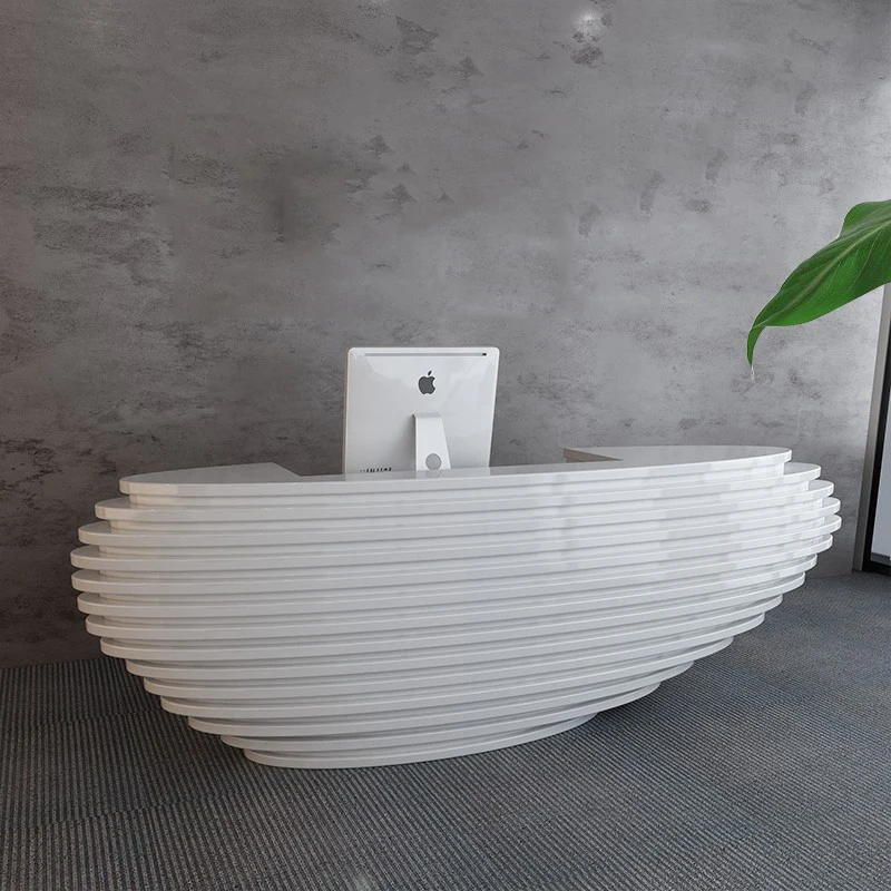 

Shop Service Counter Restaurant Furniture Reception Table Beauty Salon Modern Hairdresser Advanced Desk Room Recepcion Institute