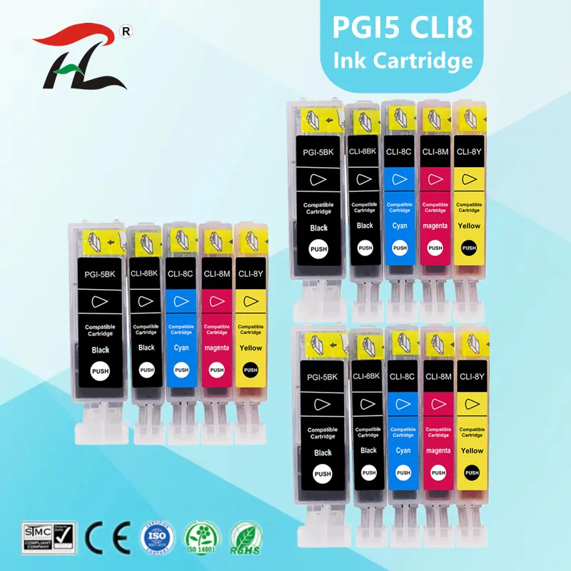 

Compatible Ink Cartridge PGI-5 CLI-8 PGI5 CLI8 for Canon PIXMA iP4200 iP4300 iP4500 MP500 iP5200 MP530 MP600 MP610 MP800 PRINTER