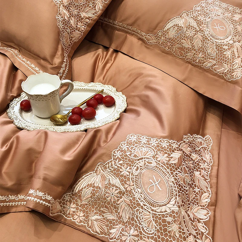 Waliicorners Egyptian Long-staple Cotton Quilt Cover Bed Linen Pillow Shams Bedclothes Luxury Embroidery 100S Australian Cotton Bedding Set 18 S3358f6ee49c74b6d9f272bd315c1f11bw