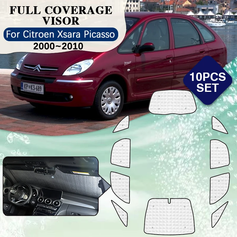 Pare-soleil Parapluie Pour Citroën Xsara Picasso 1999-2011 - Protection UV, Pliable - Installation Facile