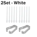 10pcs-White