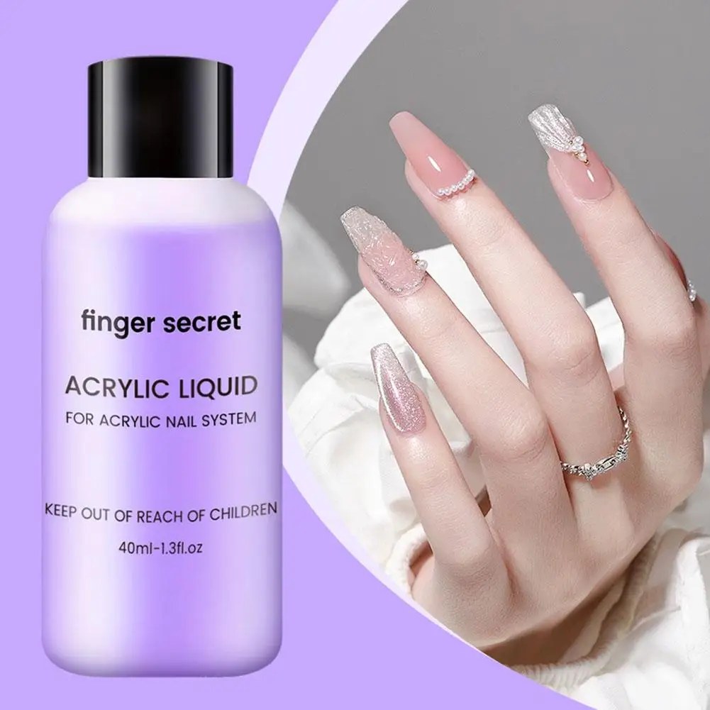 Acrylic Liquid Monomer Crystal Nails Art Carving Extension Cleaning Quick Water Tool Dry Tools Nail Convenient Manicure F4Z0 nail acrylic liquid