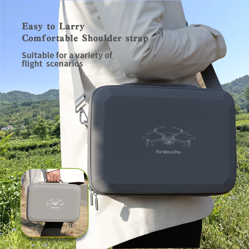 For DJI Mini 4 PRO Drone Body Remote Control Accessories Shock Resistant Storage Box Shoulder Bag Handbag