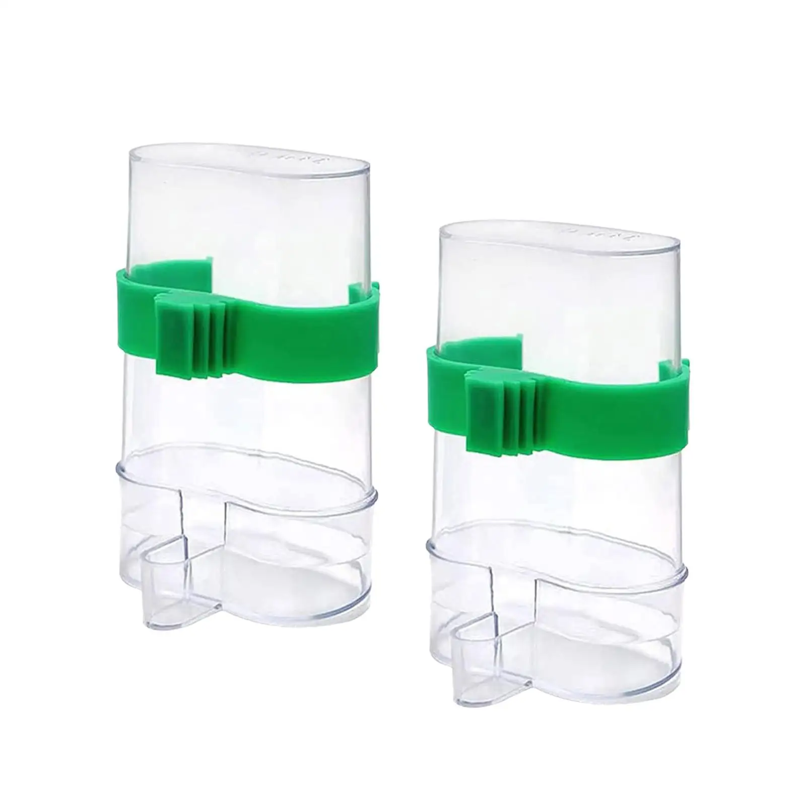 2 Pieces Automatic Bird Water Dispenser Parakeet Waterer for Budgies Finch