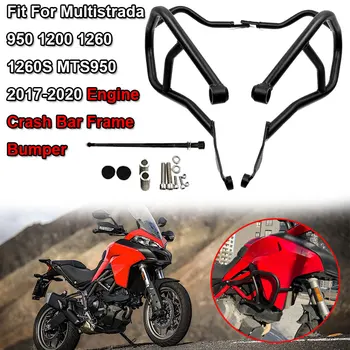 Misura per DUCAITI Multistrada 1200 950 1260 MTS950 2017-2020 moto Engine Guard Crash Bar telaio paraurti carenatura barra di protezione