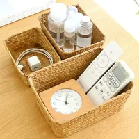 Wicker Weave Storage Basket for Kitchen Fruit Dish Food Bread Sundries organizer Rattan Picnic Container Storage Case mx9191743 1