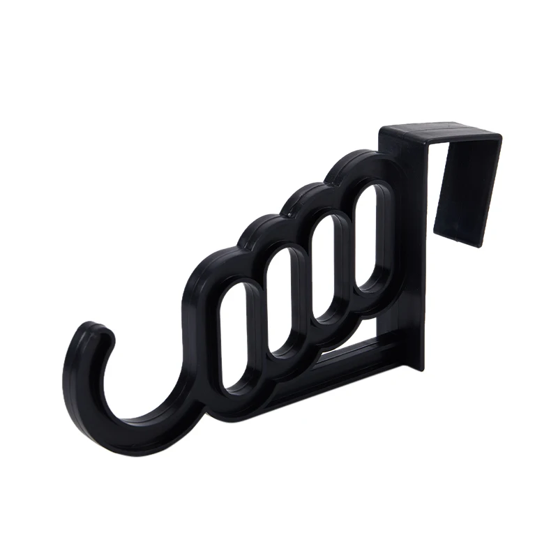 Multi-Function Home Accessories Foldable Clothes Hanger Drying Rack 5 Hole Suit Bathroom Door Plastic Organizer Storage Rack 4