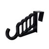 Multi-Function Home Accessories Foldable Clothes Hanger Drying Rack 5 Hole Suit Bathroom Door Plastic Organizer Storage Rack 4