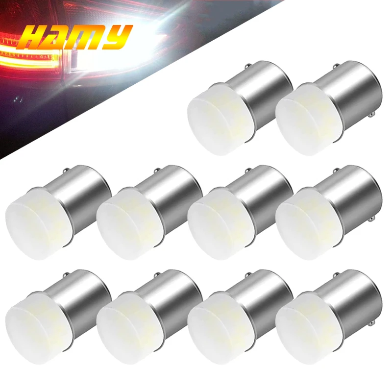 1157 LED 전구 방향 지시등, 7000K 흰색 자동차 후진 브레이크 주차 램프, P21W BA15S 1156 BAY15D, 12V 3014-9SMD, 1/4/10 개