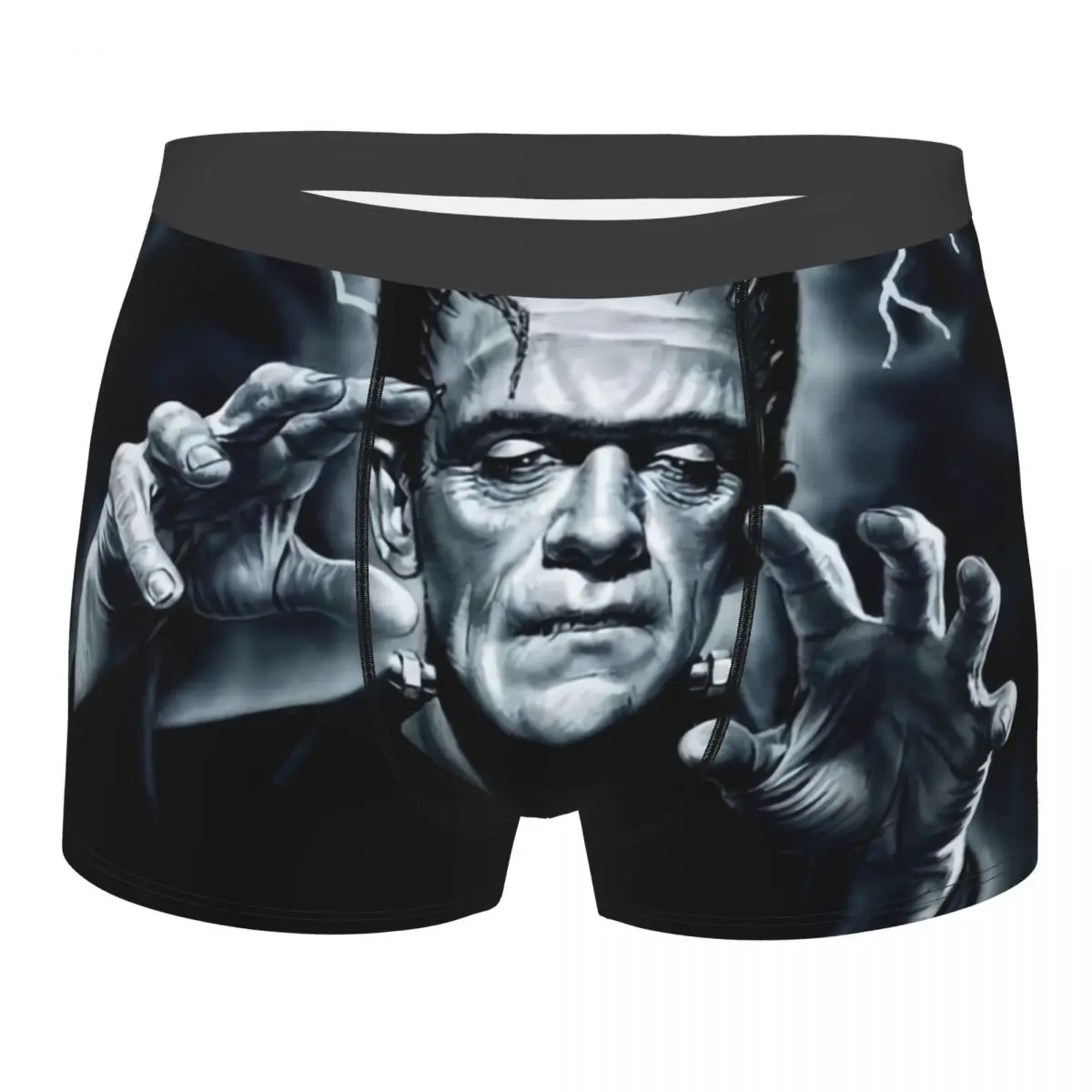 

Frankenstein Underwear Male Print Customized Horror Halloween Monster Boxer Shorts Panties Briefs Soft Underpants
