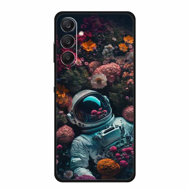 Cool Astronaut Space Soft Silicone TPU Phone Case