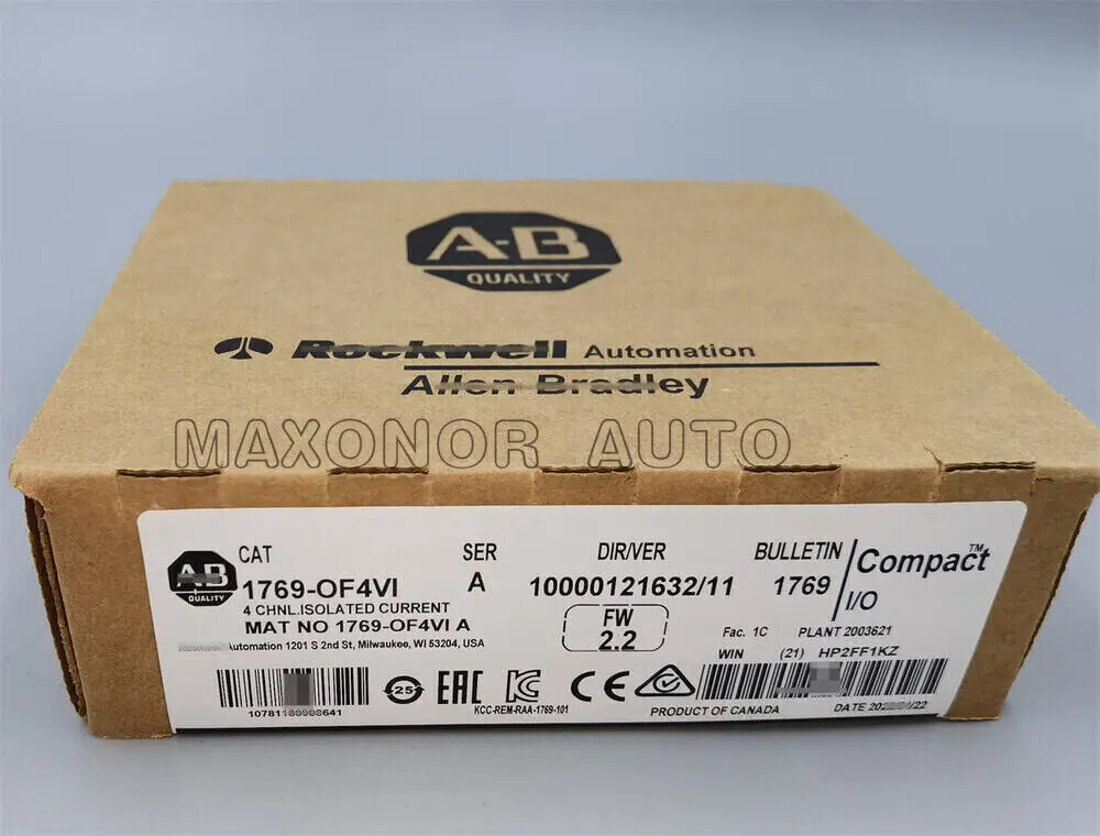 

1769-OF4VI SER A CompactLogix 4 Pt A/O voltage module brand new sealed ZX