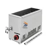 Hot Dog Roller Maker Sausage Cheese Snacks Food Commercial 21L Large Capacity Gas Cheese Hot Dogs Sticks With Deep Fryer Machine 4