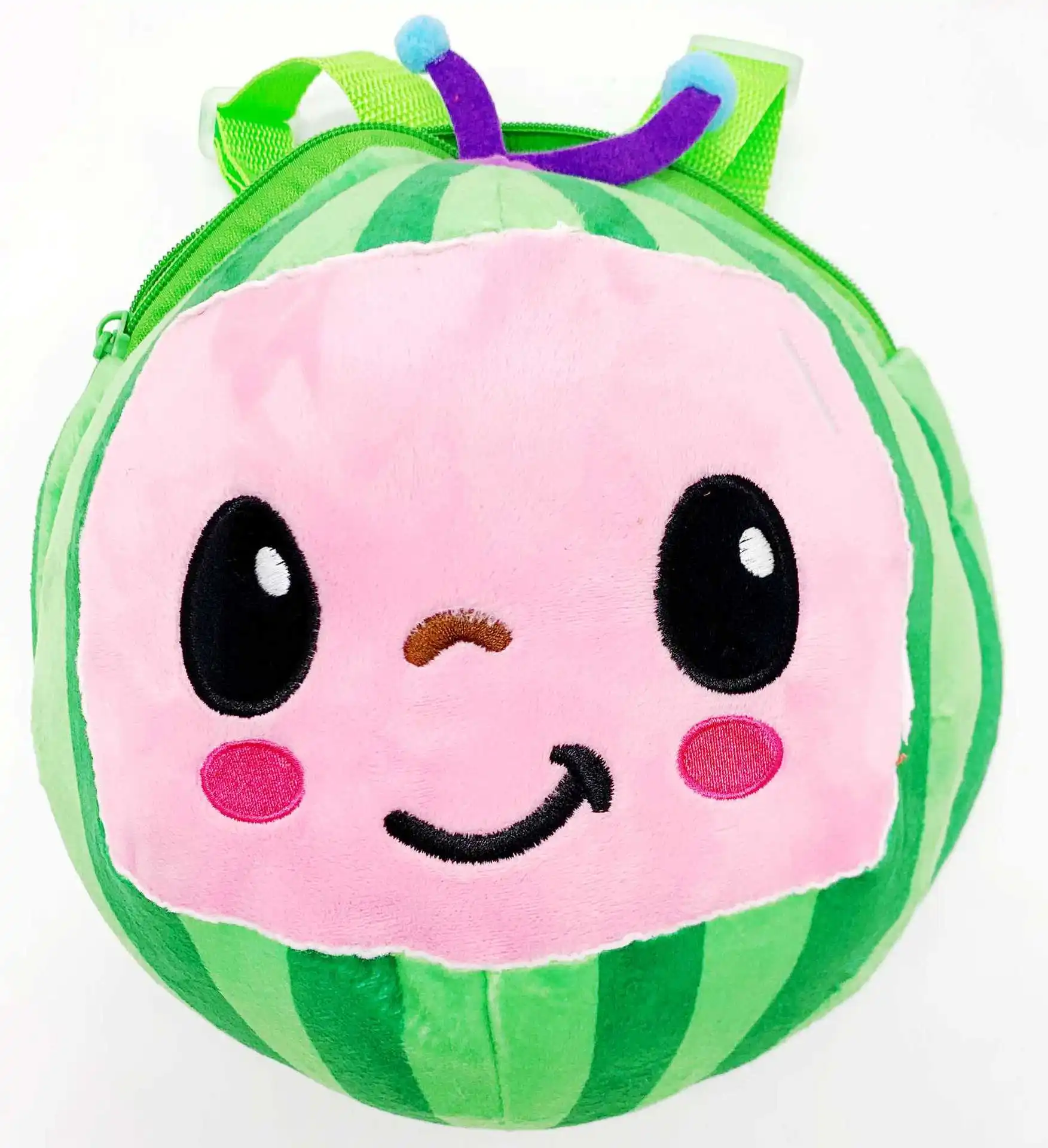 1 piece of new 27cm cute watermelon plush backpack children's birthday Christmas gift toddler school backpack potter s school admission notice toy christmas gift