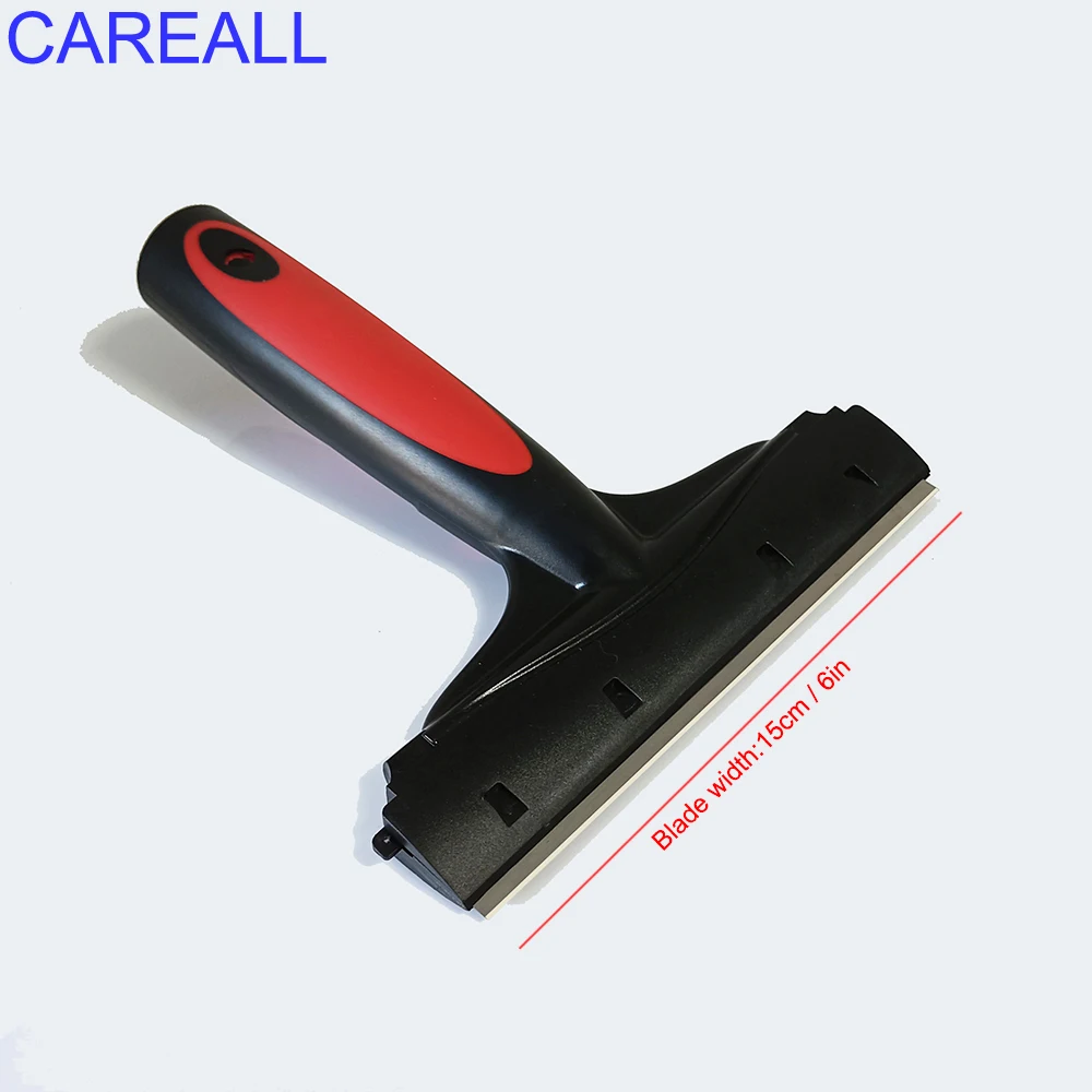 CAREALL 면도날 스크레이퍼 청소용 15cm 스틸 블레이드 접착 라벨 데칼 스티커 제거기 창문 유리 자동차 주방 도구