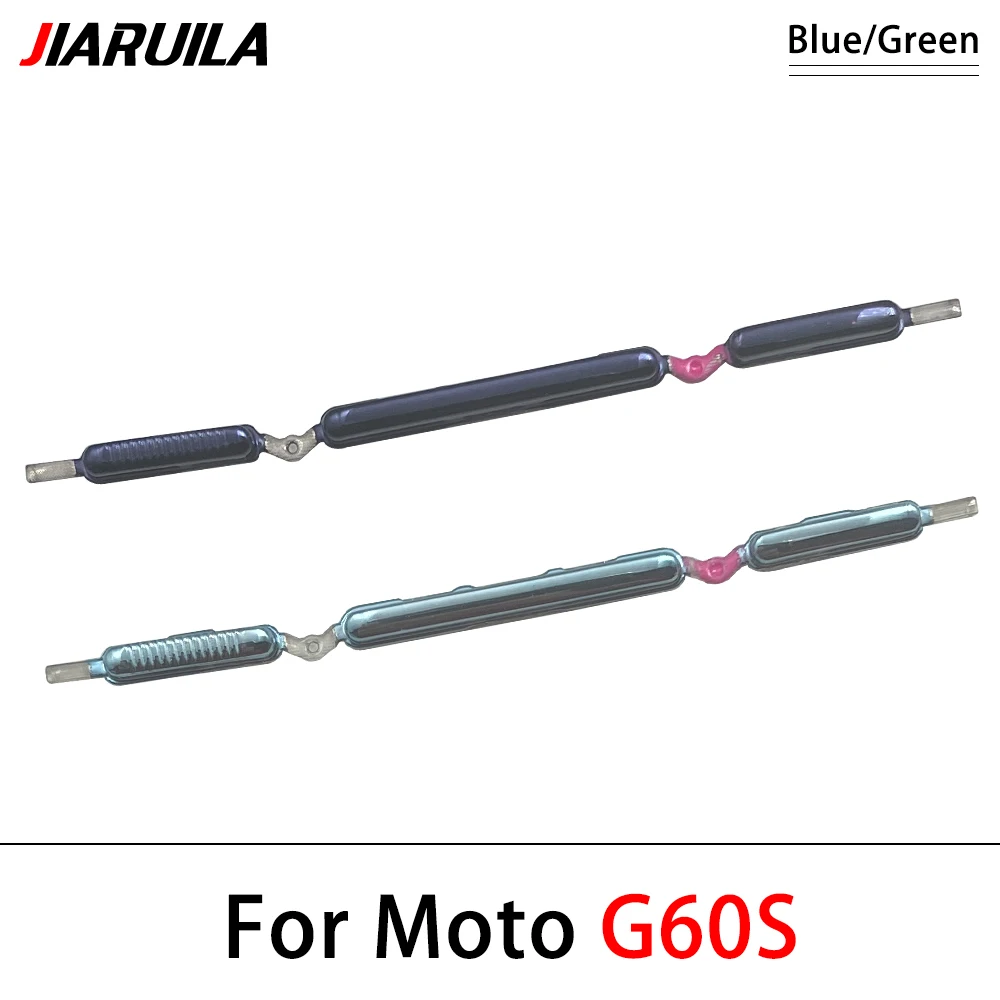 50개, 모토로라 모토 G10 G100 G20 G200 G30 G60 G60s G50 G31 G71 G51 5G용 새 전원 볼륨 측면 버튼 키