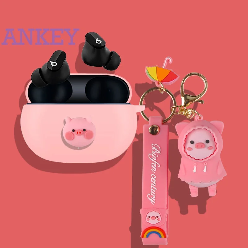 Per Beats Studio Buds + Custodia Protettiva Buds + Cute Cartoon Cover Bluetooth Auricolare Shell Accessori Tws Headphone Portable