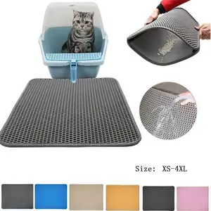 Alfombra para arenero de gato plástico 10x350x390mm