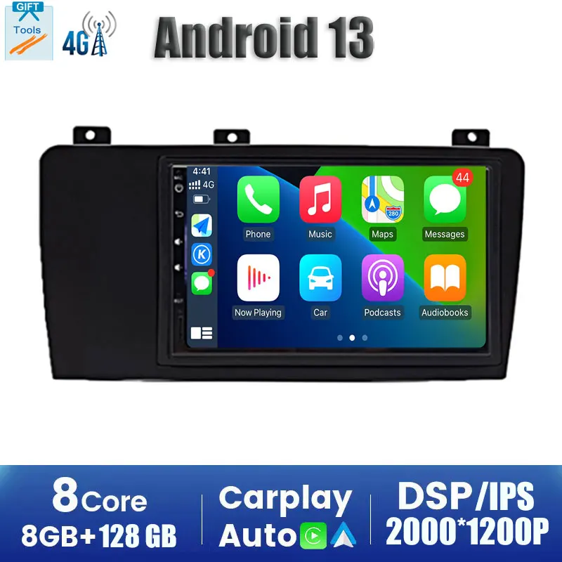 

Carplay Android 13 Car Radio Multimedia Stereo Player WiFi GPS Navigation Video For VOLVO XC70 / V70 S60