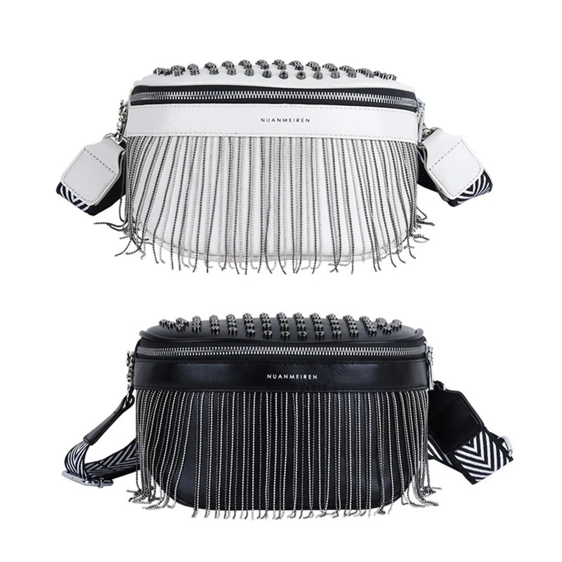 

Fashion Tassel Fanny Packs for Women Fashion Tassel Waist Bag Girls Travel Chest Phone Crossbody Bags