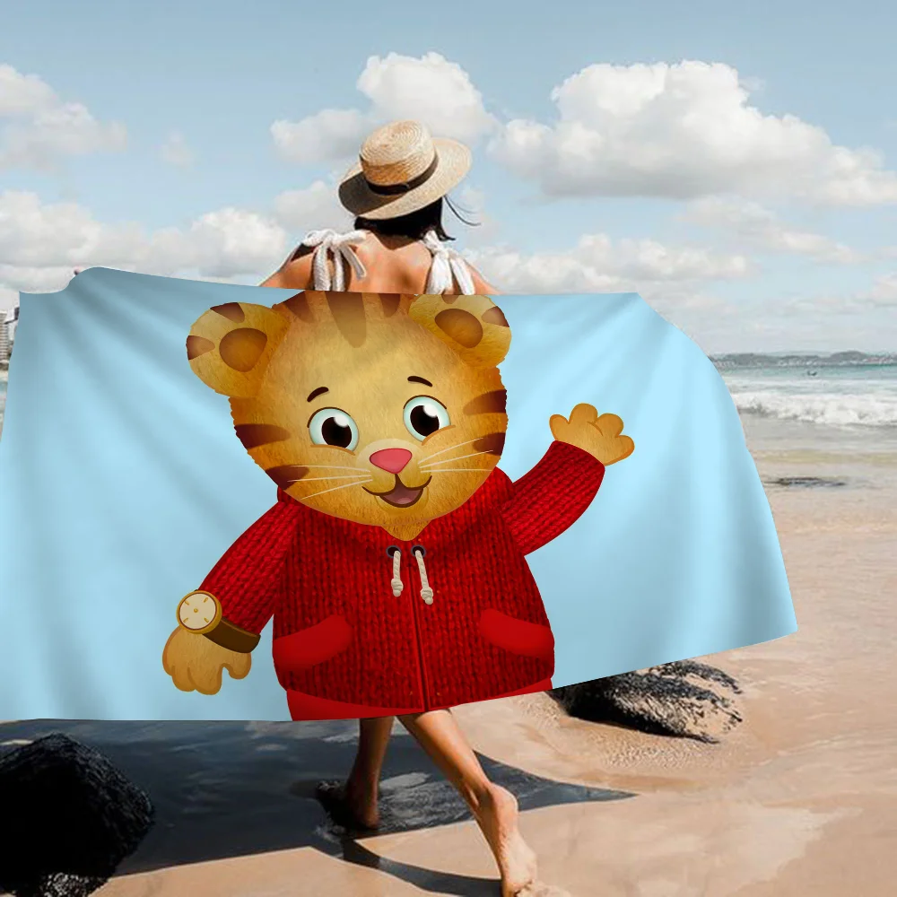 Daniel-Tigers Stop Towel Microfiber Beach Towel Absorbent Quick dry Soft Yoga Swimming Resort Mountain Climbing Towel 6
