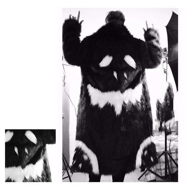 Long Faux Fur Jacket 3
