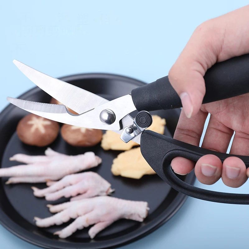 Kitchen Scissors Cutting Poultry  Stainless Steel Kitchen Scissors -  Kitchen - Aliexpress