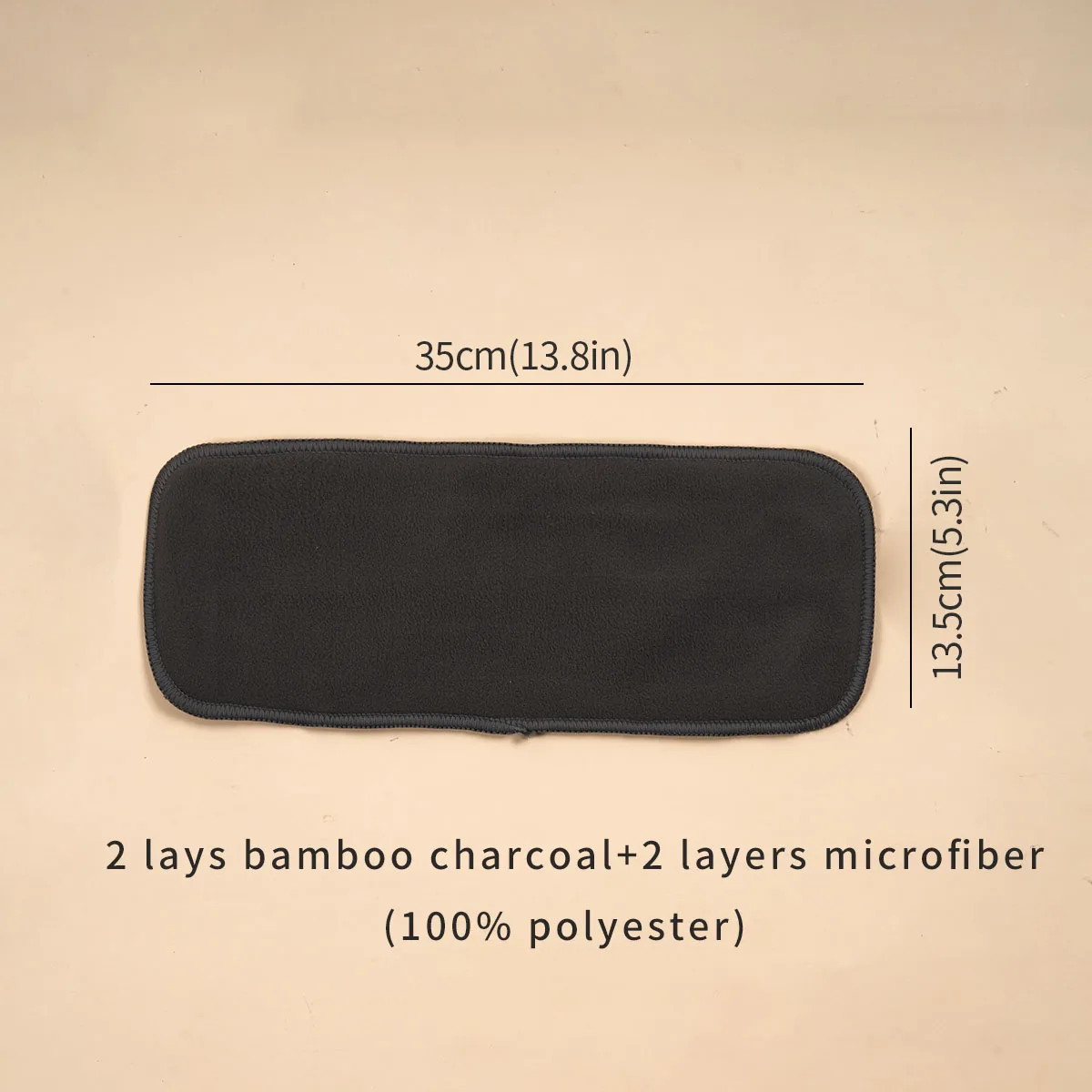 Cloth Diaper Insert Cloth Diaper Liners 5PCS Bamboo Charcoal Inserts Washable Reusable Cloth Diaper Inserts