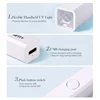 BORN PRETTY Handheld UV Light for Gel Nails Mini Nail Light Portable LED Nail Lamp Cordless Rechargeable USB Nail Dryer 1Pc 4