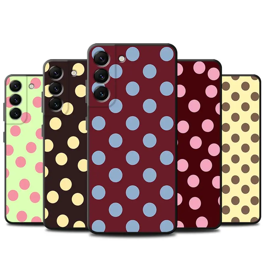 Retro Polka Dot Pattern Phone Case