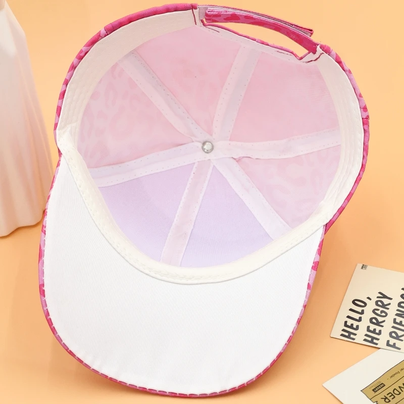 Sweet Cartoon Print Child Baseball Caps for Boy Girl Under 10 Years Old Outdoor Dazzling Lovely Snapback Breathable Sun Hats